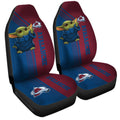 Colorado Avalanche Car Seat Covers Baby Yoda Car Accessories - Gearcarcover - 3