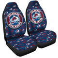 Colorado Avalanche Car Seat Covers Custom Car Accessories - Gearcarcover - 3