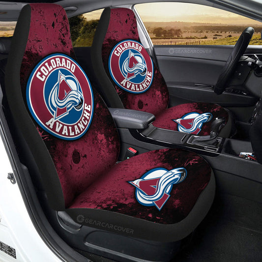 Colorado Avalanche Car Seat Covers Custom Car Accessories - Gearcarcover - 2