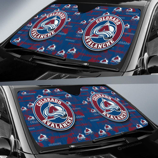 Colorado Avalanche Car Sunshade Custom Car Accessories - Gearcarcover - 2