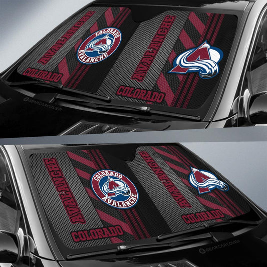 Colorado Avalanche Car Sunshade Custom Car Accessories - Gearcarcover - 2