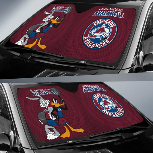 Colorado Avalanche Car Sunshade Custom Car Accessories - Gearcarcover - 2