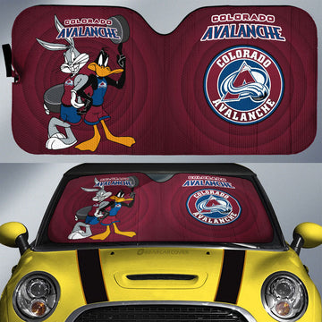 Colorado Avalanche Car Sunshade Custom Car Accessories - Gearcarcover - 1