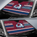 Colorado Avalanche Car Sunshade Custom Car Accessories - Gearcarcover - 2