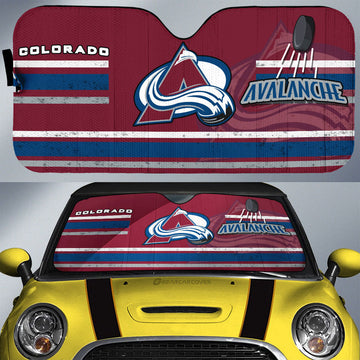 Colorado Avalanche Car Sunshade Custom Car Accessories - Gearcarcover - 1