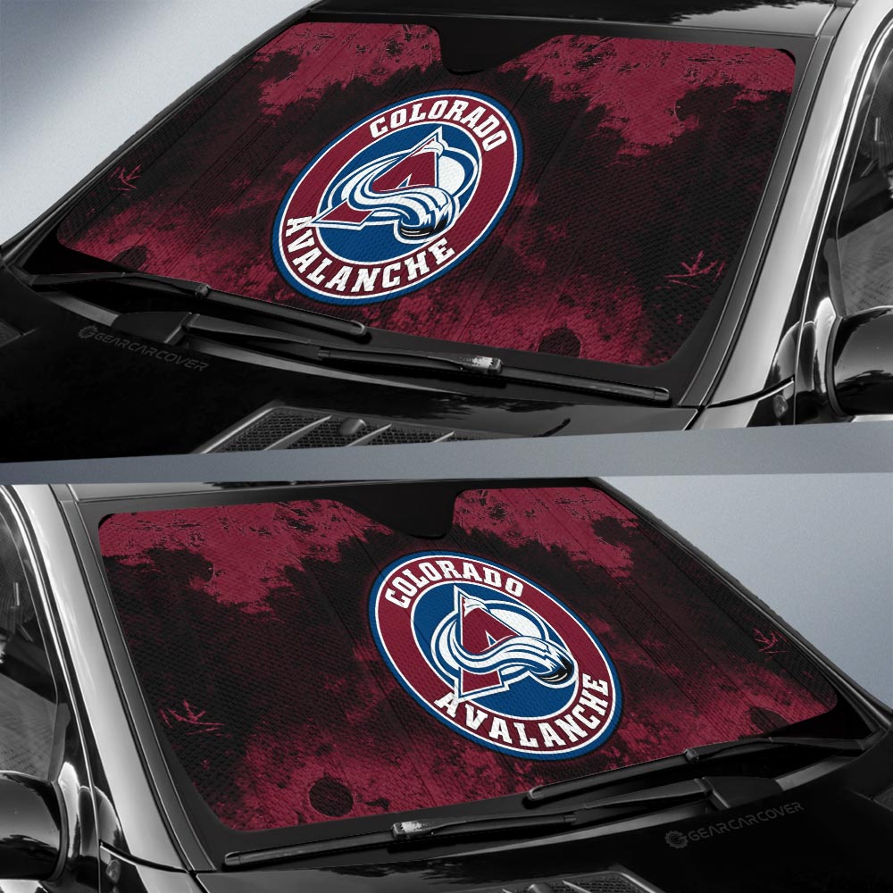 Colorado Avalanche Car Sunshade Custom Car Accessories - Gearcarcover - 2