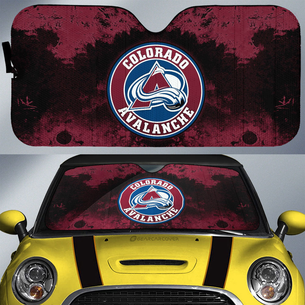 Colorado Avalanche Car Sunshade Custom Car Accessories - Gearcarcover - 1