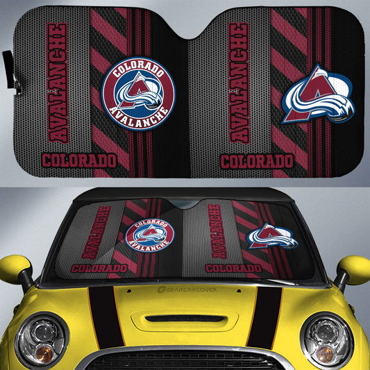 Colorado Avalanche Car Sunshade Custom Car Accessories - Gearcarcover - 1