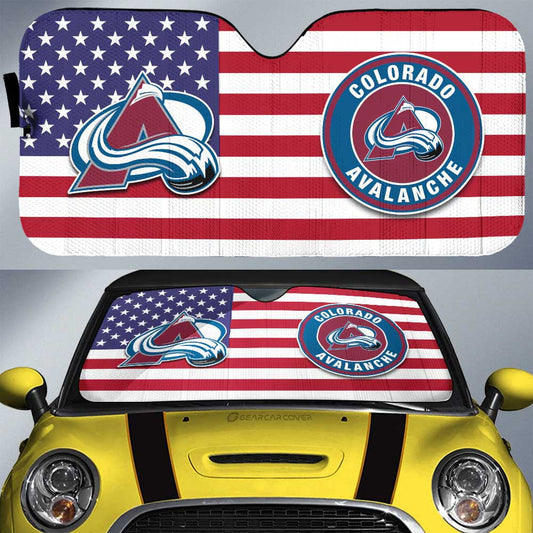Colorado Avalanche Car Sunshade Custom Car Accessories - Gearcarcover - 1