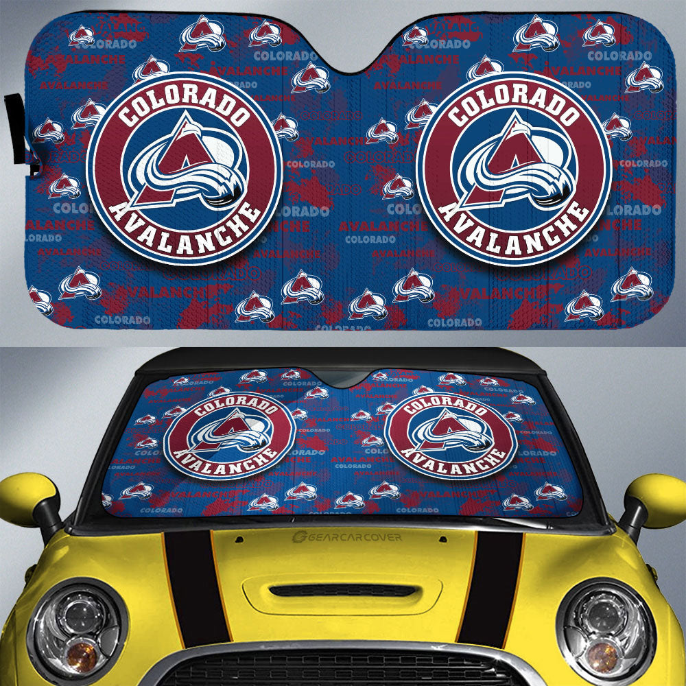 Colorado Avalanche Car Sunshade Custom Car Accessories - Gearcarcover - 1