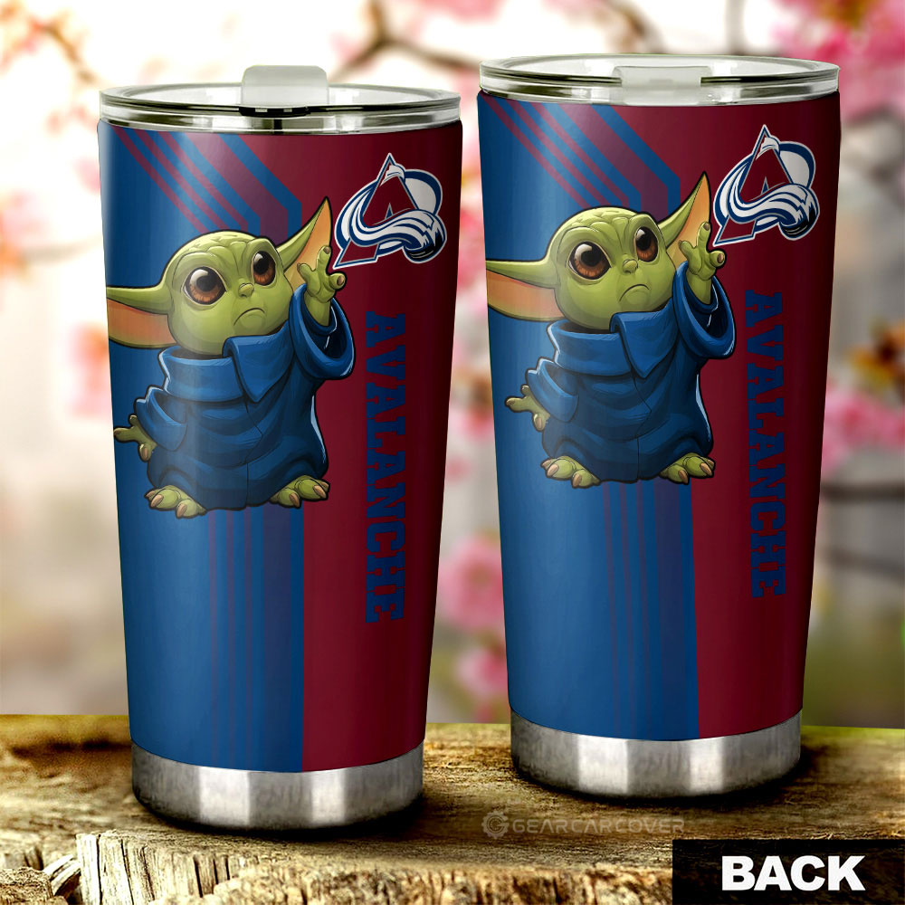 Colorado Avalanche Tumbler Cup Custom Car Accessories - Gearcarcover - 2