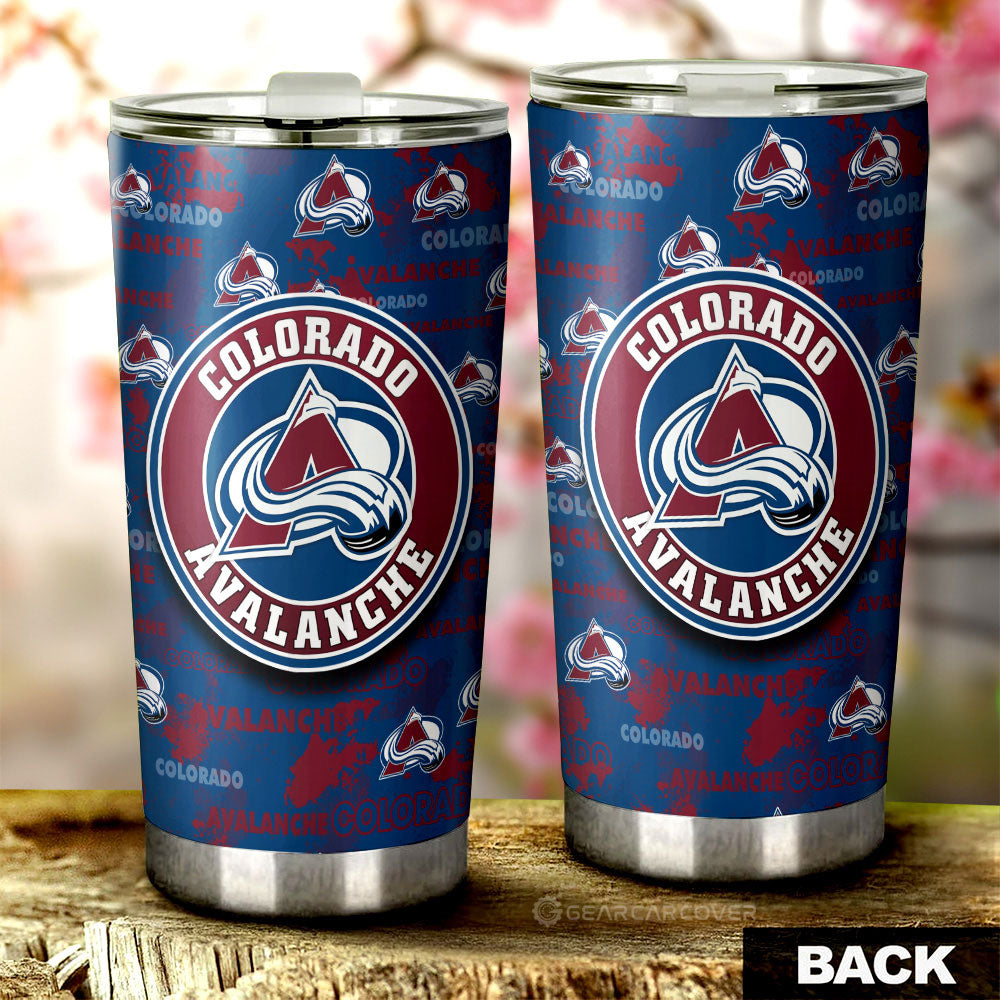 Colorado Avalanche Tumbler Cup Custom Car Accessories - Gearcarcover - 2
