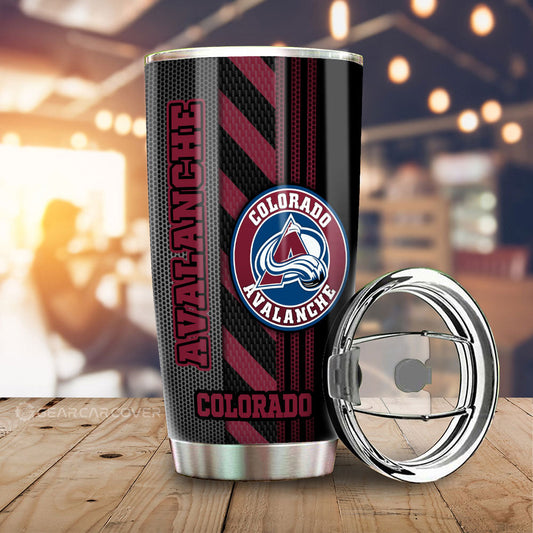 Colorado Avalanche Tumbler Cup Custom Car Accessories - Gearcarcover - 2