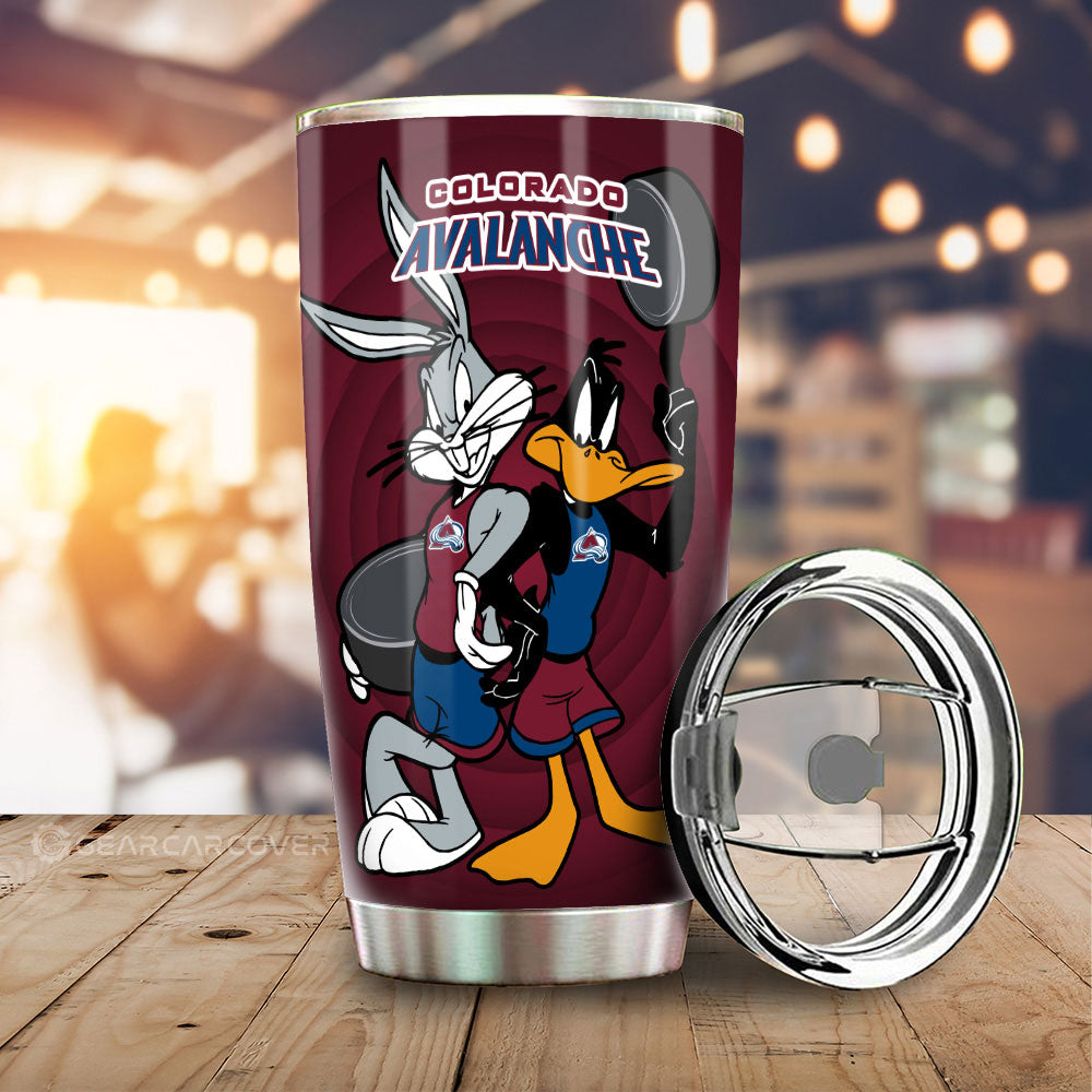 Colorado Avalanche Tumbler Cup Custom Car Accessories - Gearcarcover - 2