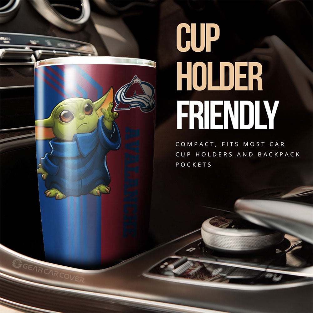 Colorado Avalanche Tumbler Cup Custom Car Accessories - Gearcarcover - 3