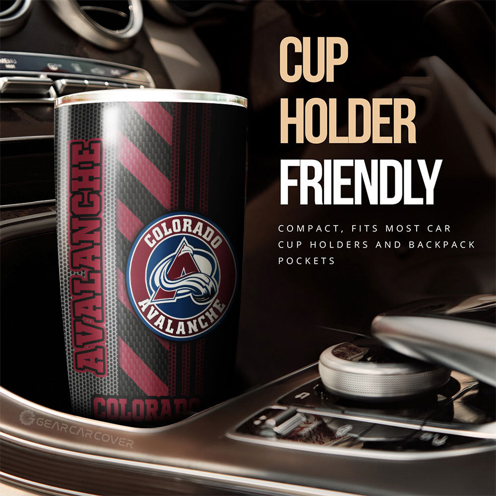 Colorado Avalanche Tumbler Cup Custom Car Accessories - Gearcarcover - 3
