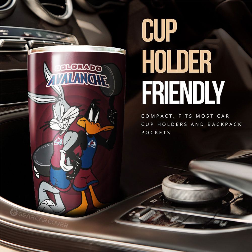 Colorado Avalanche Tumbler Cup Custom Car Accessories - Gearcarcover - 3