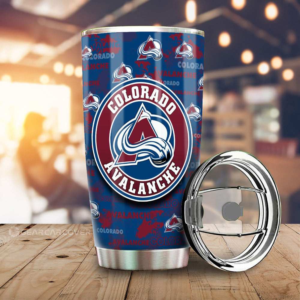 Colorado Avalanche Tumbler Cup Custom Car Accessories - Gearcarcover - 1