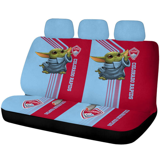 Colorado Rapids Car Back Seat Covers Custom Car Accessories - Gearcarcover - 1