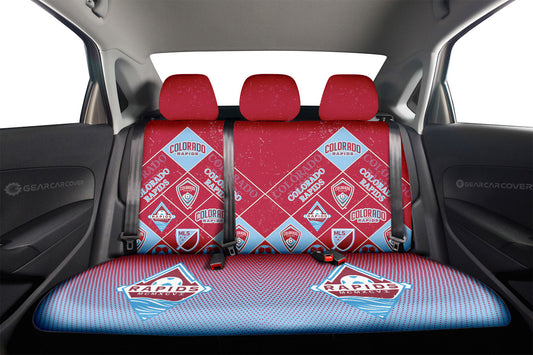 Colorado Rapids Car Back Seat Covers Sporty Team Collection - Gearcarcover - 2