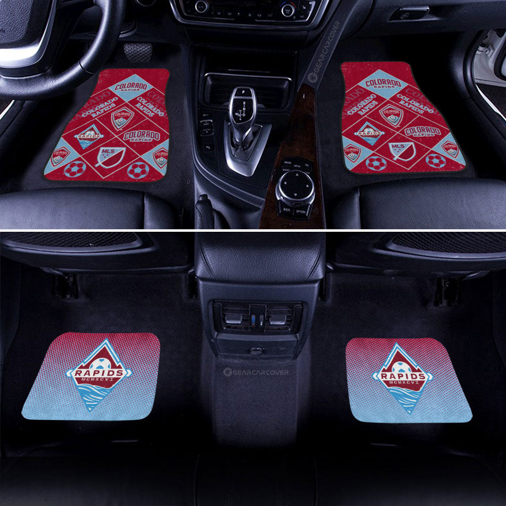 Colorado Rapids Car Floor Mats Sporty Team Collection - Gearcarcover - 2