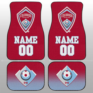 Colorado Rapids Car Floor Mats Sporty Team Collection - Gearcarcover - 1