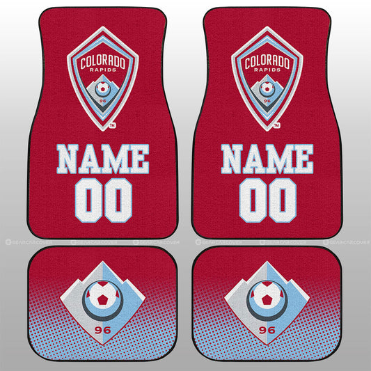 Colorado Rapids Car Floor Mats Sporty Team Collection - Gearcarcover - 1