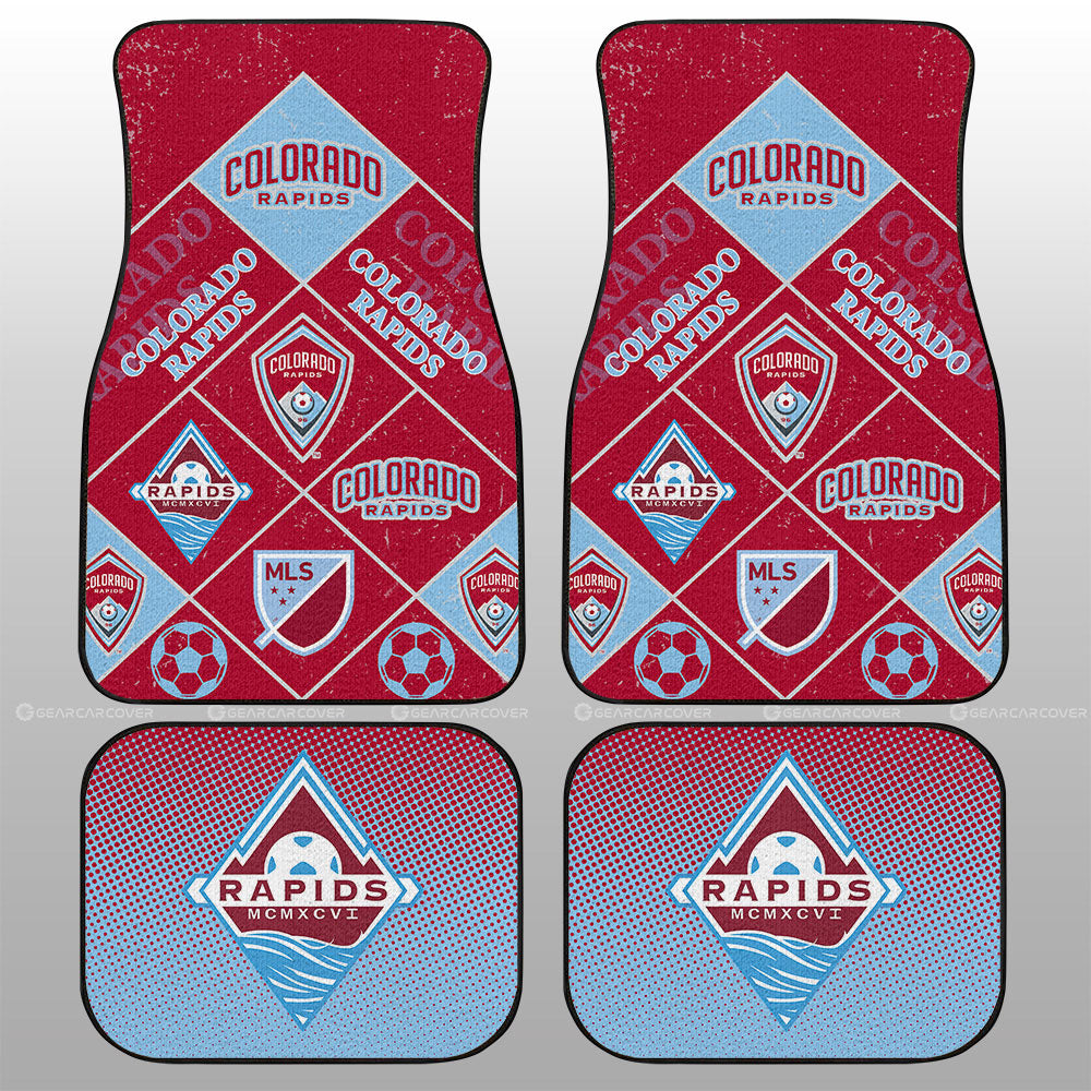 Colorado Rapids Car Floor Mats Sporty Team Collection - Gearcarcover - 1
