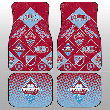 Colorado Rapids Car Floor Mats Sporty Team Collection - Gearcarcover - 1