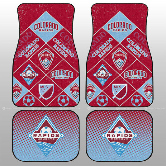 Colorado Rapids Car Floor Mats Sporty Team Collection - Gearcarcover - 1