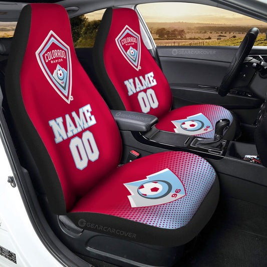 Colorado Rapids Car Seat Covers Sporty Team Collection - Gearcarcover - 2