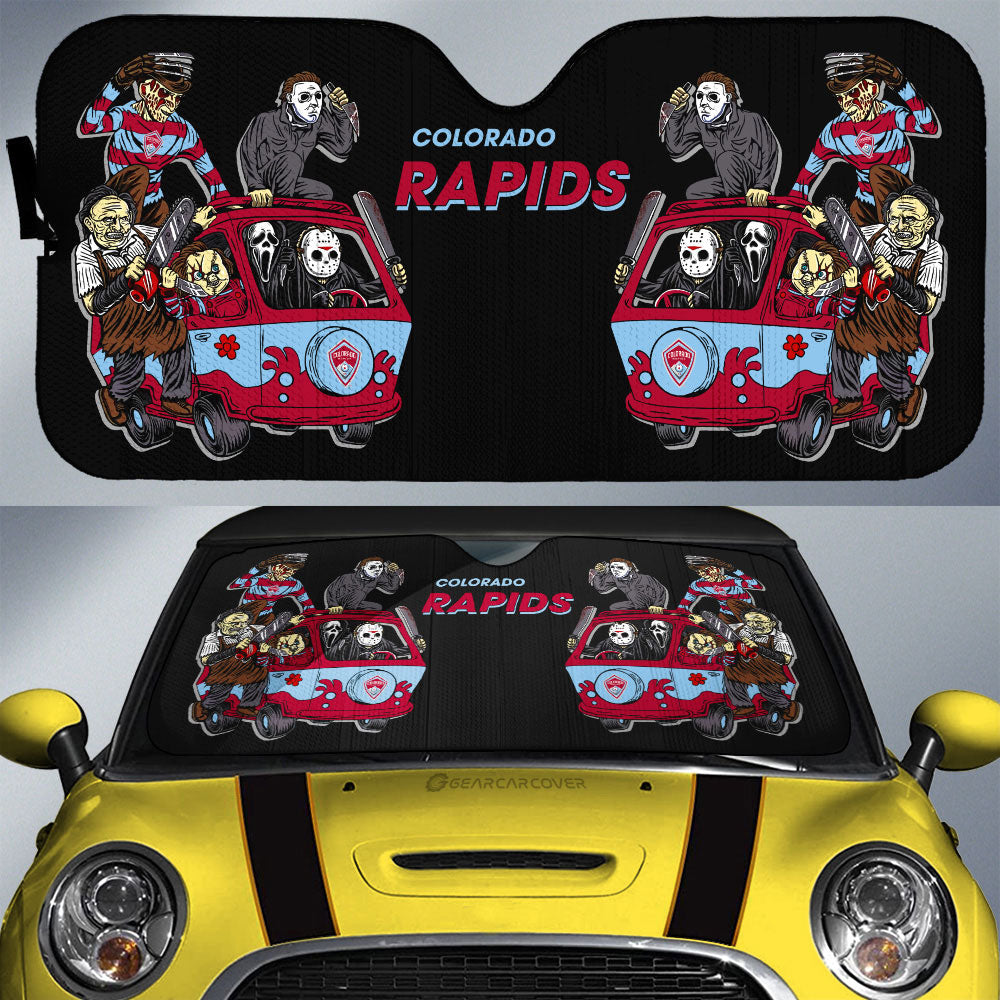 Colorado Rapids Car Sunshade Custom Car Accessories - Gearcarcover - 1