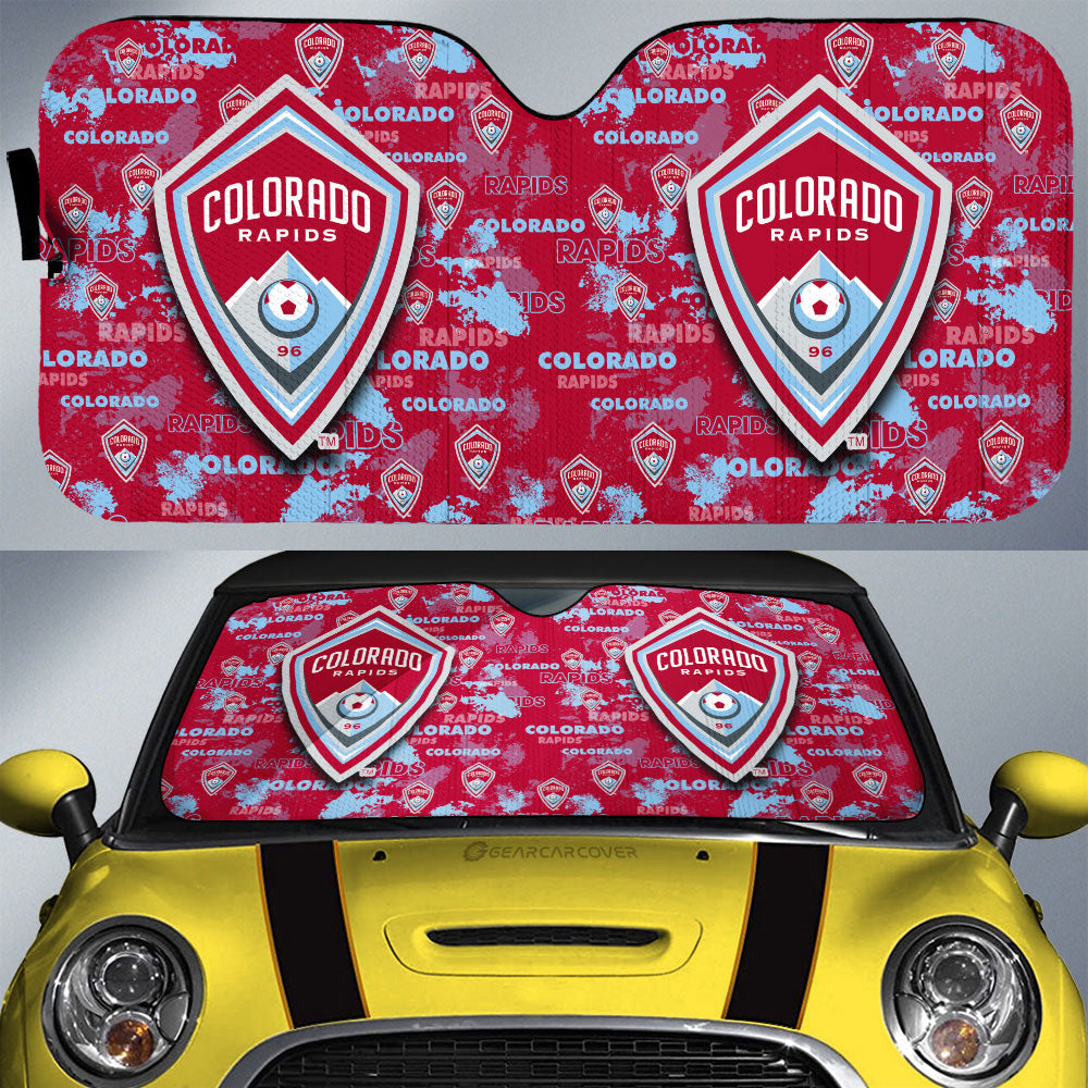 Colorado Rapids Car Sunshade Custom Car Accessories - Gearcarcover - 1