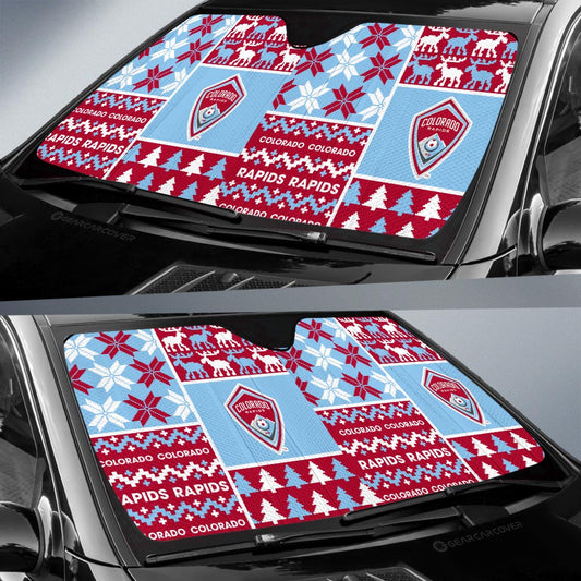 Colorado Rapids Car Sunshade Custom Ugly Style Car Accessories - Gearcarcover - 2