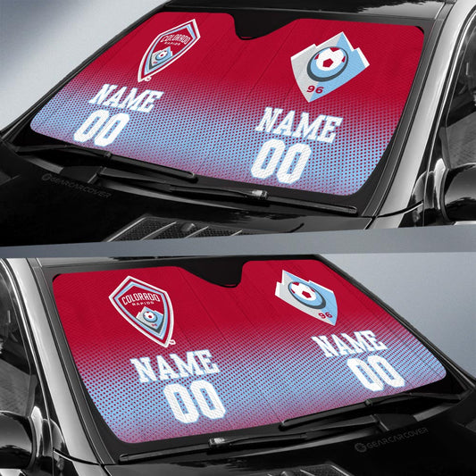 Colorado Rapids Car Sunshade Sporty Team Collection - Gearcarcover - 2