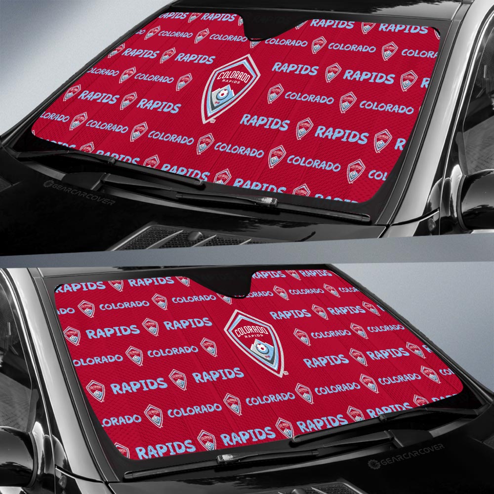 Colorado Rapids Car Sunshade Sporty Team Collection - Gearcarcover - 2