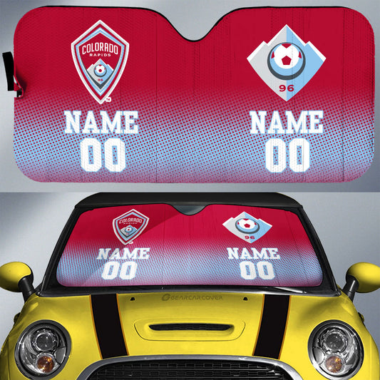 Colorado Rapids Car Sunshade Sporty Team Collection - Gearcarcover - 1