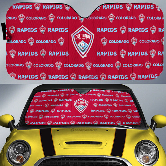 Colorado Rapids Car Sunshade Sporty Team Collection - Gearcarcover - 1
