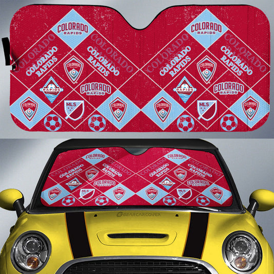 Colorado Rapids Car Sunshade Sporty Team Collection - Gearcarcover - 1