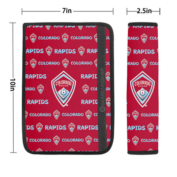 Colorado Rapids Seat Belt Covers Sporty Team Collection - Gearcarcover - 1