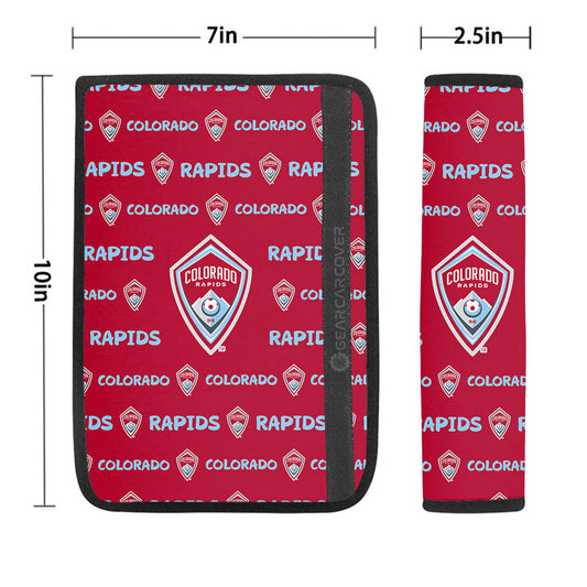 Colorado Rapids Seat Belt Covers Sporty Team Collection - Gearcarcover - 1
