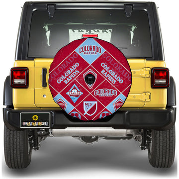Colorado Rapids Spare Tire Covers Camera Hole Sporty Team Collection - Gearcarcover - 1