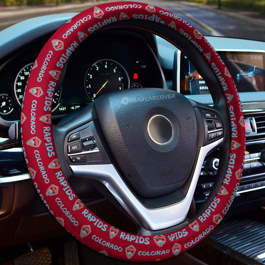 Colorado Rapids Steering Wheel Cover Sporty Team Collection - Gearcarcover - 1