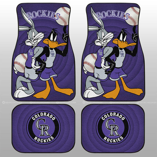 Colorado Rockies Car Floor Mats Custom Car Accessories - Gearcarcover - 1