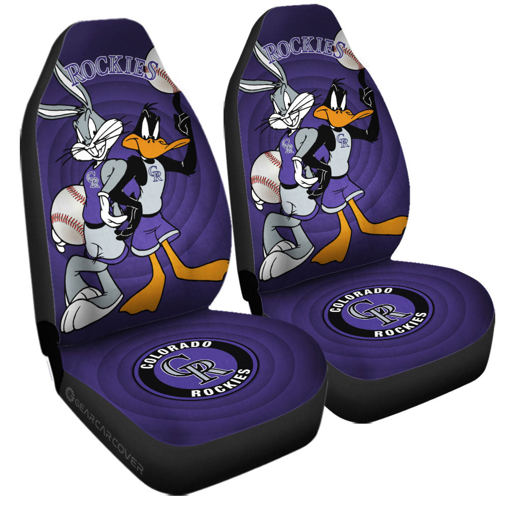 Colorado Rockies Car Seat Covers Custom Car Accessories - Gearcarcover - 3