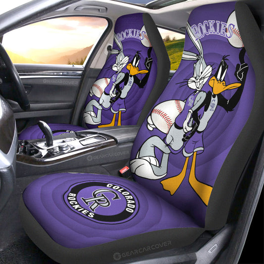 Colorado Rockies Car Seat Covers Custom Car Accessories - Gearcarcover - 1