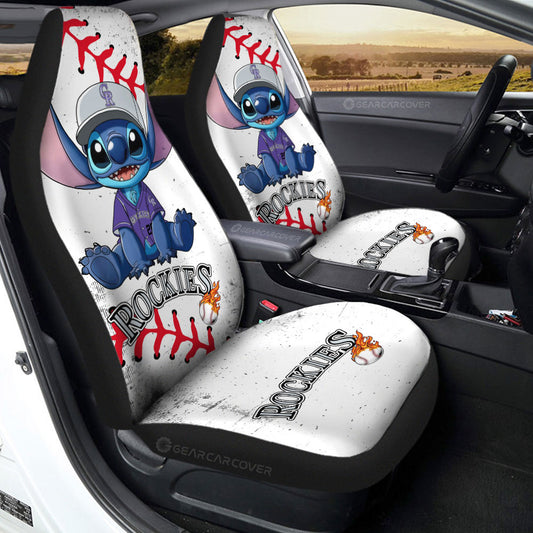 Colorado Rockies Car Seat Covers Stitch Theme Collection - Gearcarcover - 2