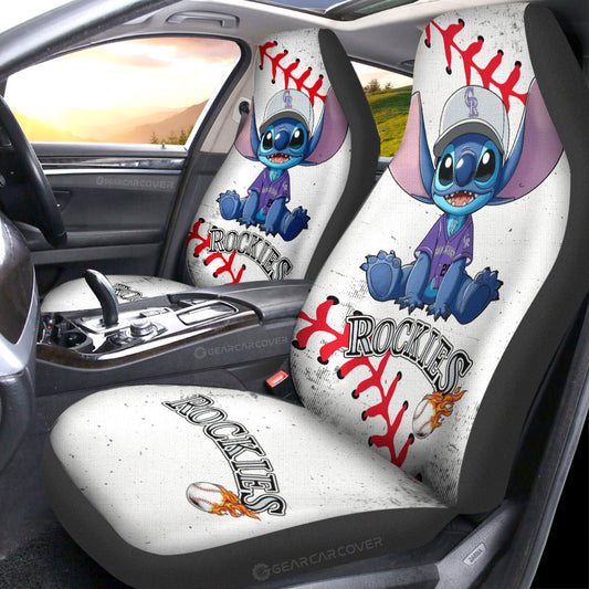 Colorado Rockies Car Seat Covers Stitch Theme Collection - Gearcarcover - 1