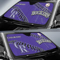 Colorado Rockies Car Sunshade Custom Car Accessories - Gearcarcover - 2