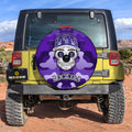 Colorado Rockies Spare Tire Covers Camera Hole Skull Theme Collection - Gearcarcover - 3
